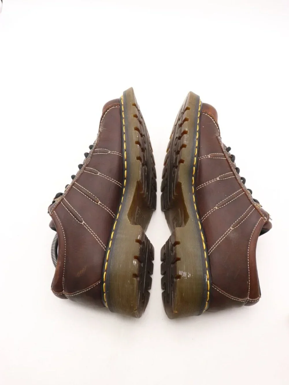 Vintage Doc Dr. Martens 9764 Men's 11 Brown Leather Chunky Oxford Shoes